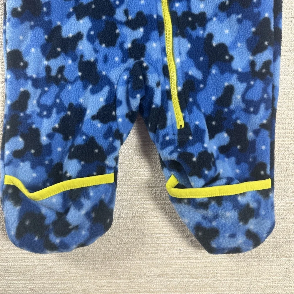 Cozy Cabin Fleece Bunting Suit Baby Snowsuit Columbia Blue Camo 3-6M Warm Comfy